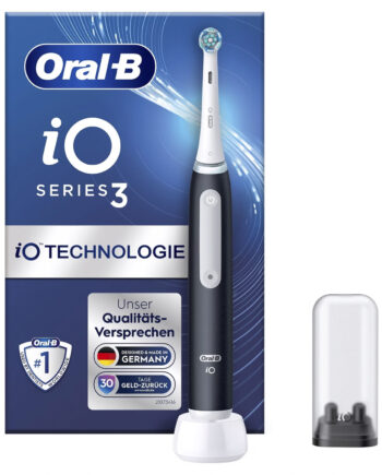 Oral-B iO Series 3 Elektrische Zahnbürste, Matt Black